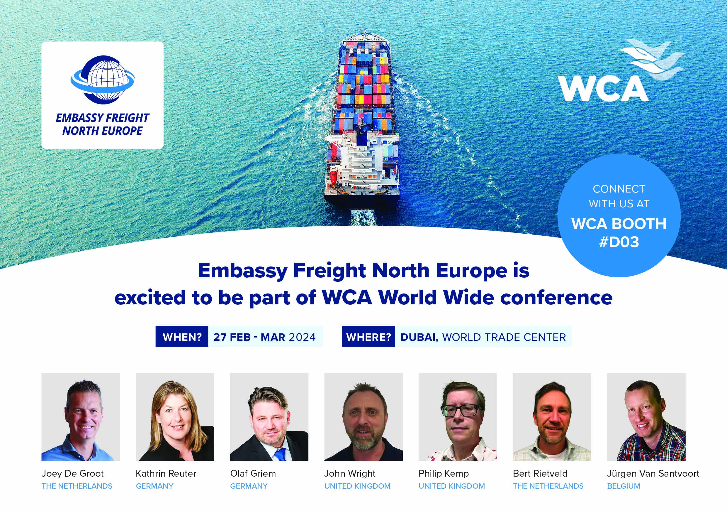 Our team is making their final preparations to depart to Dubai. We hope to meet you at WCAworldwide Conference on 27th Feb-2nd March. We are looking forward to see existing partners and friends and build new relationships. Five North European countries but one company/team.